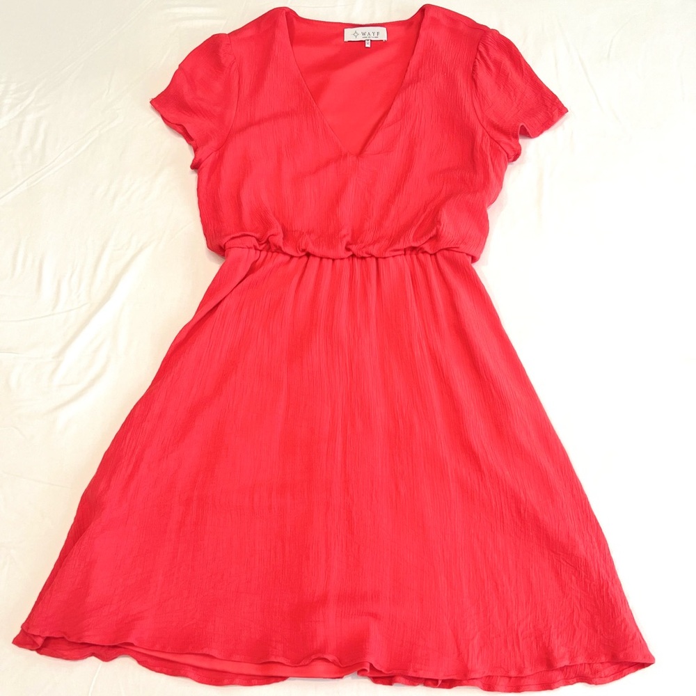 Flowy Coral Dress